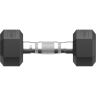 Гантель гексагональная UNIX Fit обрезиненная 2,5 кг DBHEX2_5x2
