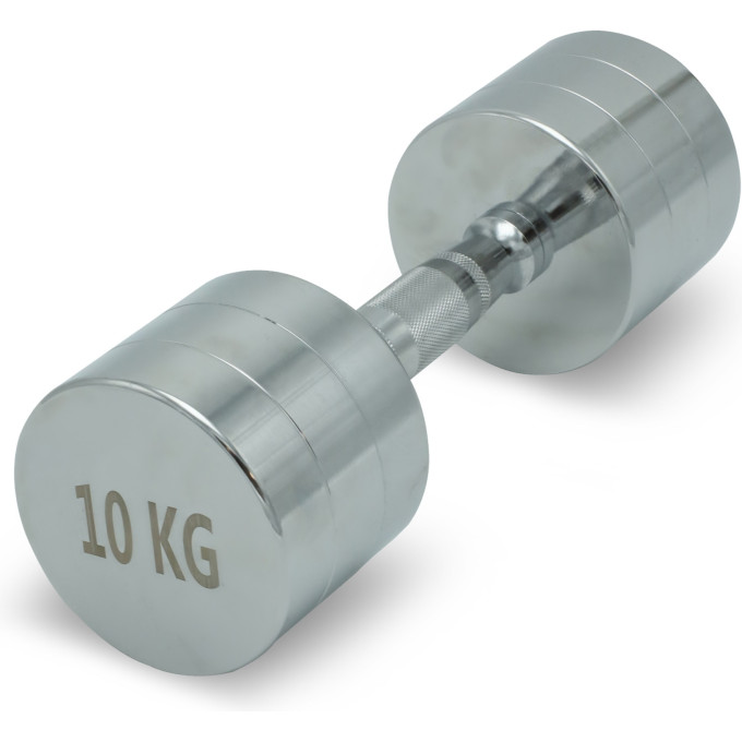 Гантель UNIX FIT PRO круглая хромированная 10 кг DBRND10PCE